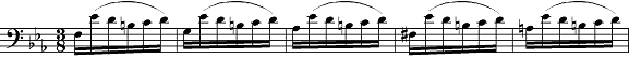 Image: Measure 166 of Bach’s BWV 1011