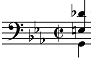 Image: measure 14 in BWV 1011