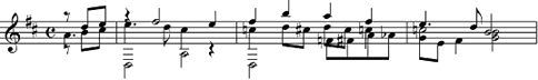 Image of "Danny Boy" excerpt in staff notation.
